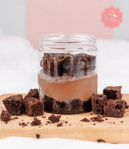 Set of 3 Brownie Mess Jars by SugarMoo Desserts 
