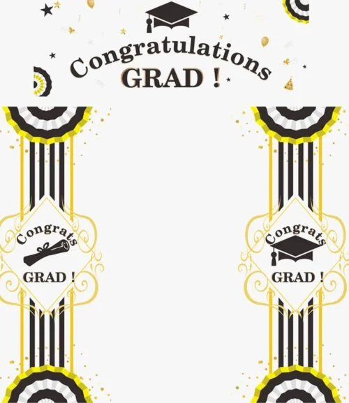 Canvas Graduation Banner Set - Congrats Grad