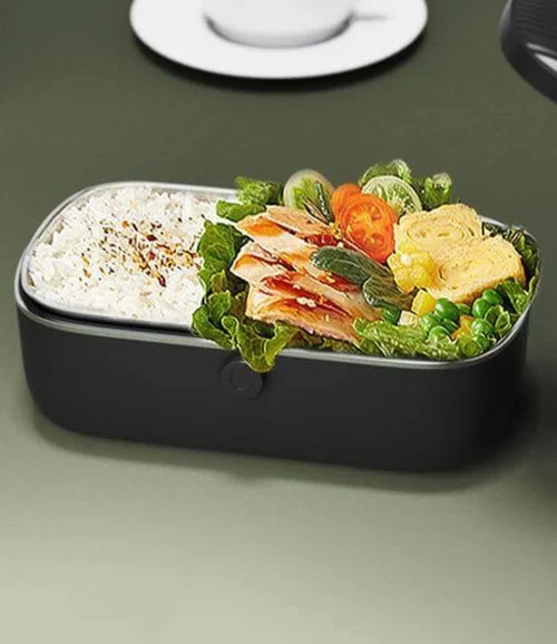 CAZMA Electric Lunch Box Black by Jasani