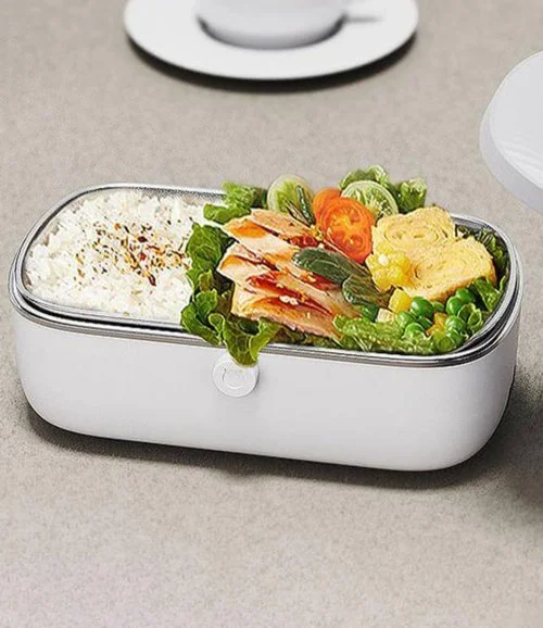 CAZMA Electric Lunch Box White by Jasani
