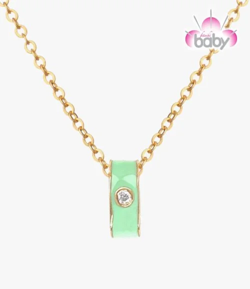 Chinoise Green Candy Loops Necklace by BabyFitaihi