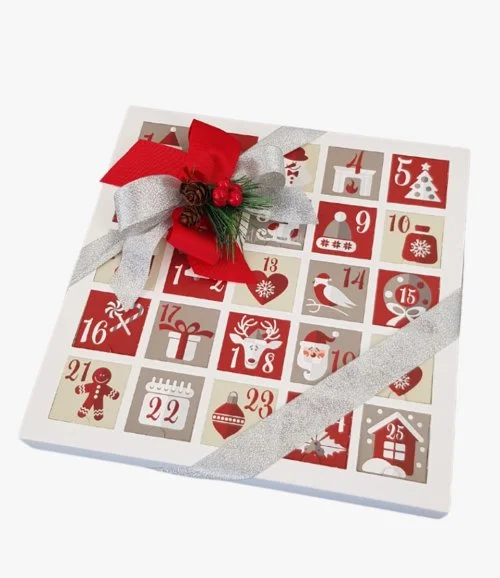 Christmas Advent Calendar Santa Box