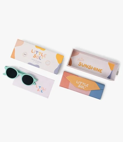 كليو - نظارات شمسية للأطفال وردي عاكس من ليتل سول +