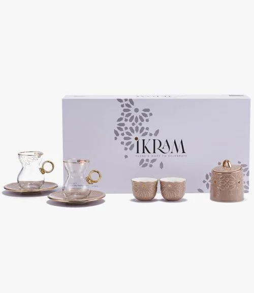 Coffee - Tea Glass And Coffee Sets From Ikram 1