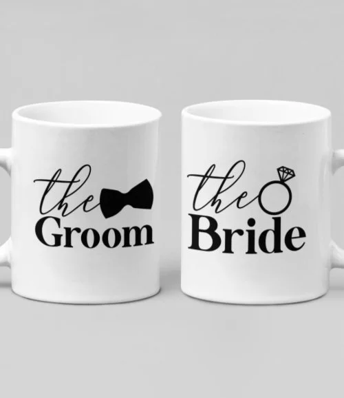 The Groom and the Bride Mugs