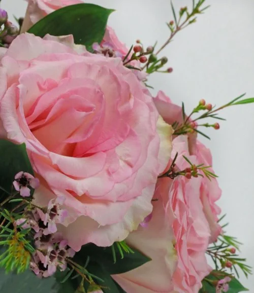 The Delicate Enchantment Roses Arrangement