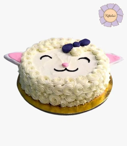Sheep-Shaped Double Layer Cookie Cake (2)