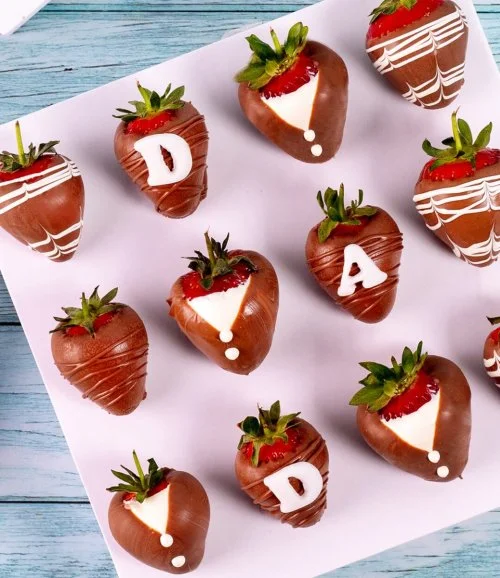 Father's Day Chocolate Covered Strawberries by Cake Social