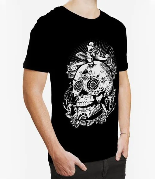 Floral skull T-Shirt