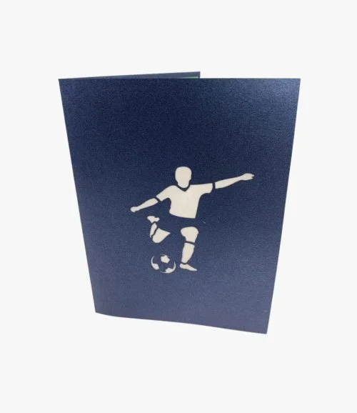 Football Net - 3D Pop up Card By Abra Cards