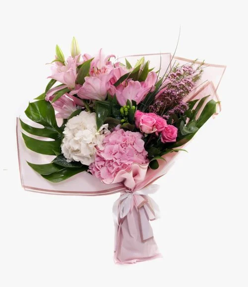 For the Love of Pink Hand Bouquet
