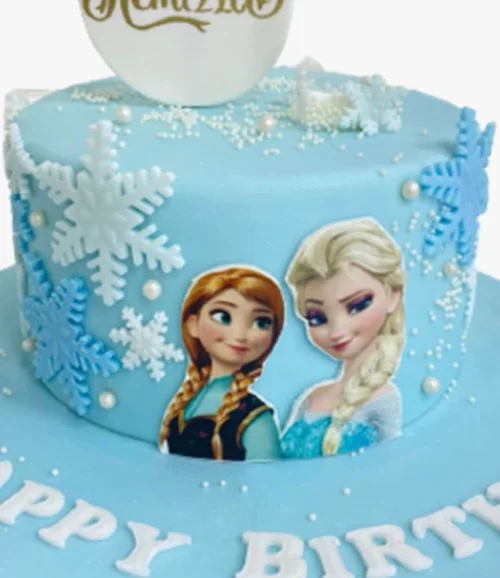 Frozen Theme Cake by Celebrating Life Bakery