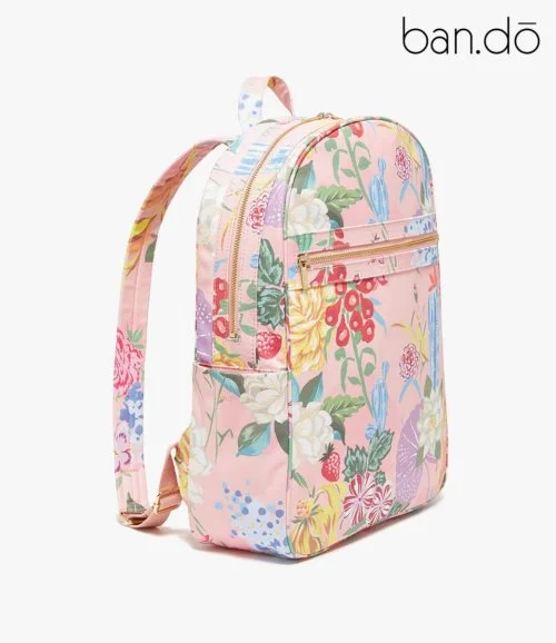 حقيبة ظهر بألوان زهور من باندو
