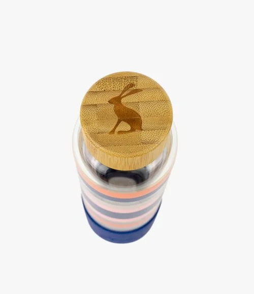 Glass Water Bottle - Stripes by Joules