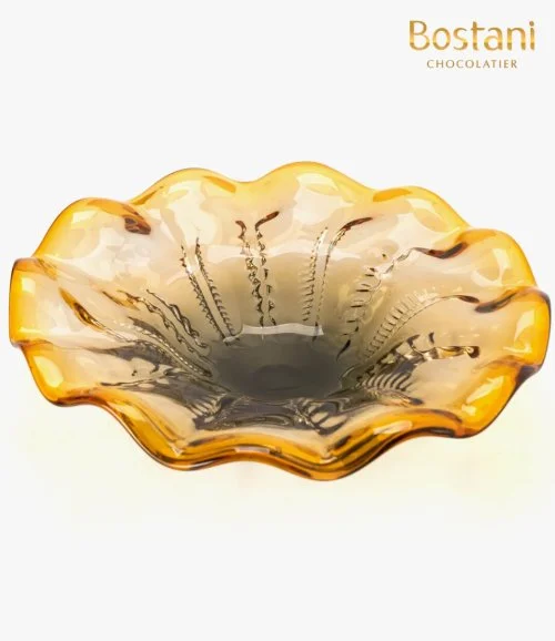 Gold Dish With Aasakom men Aawadah Phrase By Bostani
