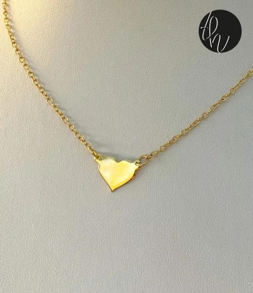 Gold Platted Heart Necklace