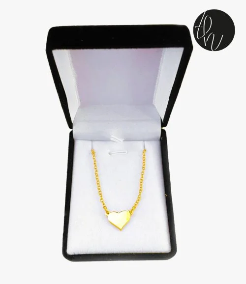 Gold Platted Heart Necklace