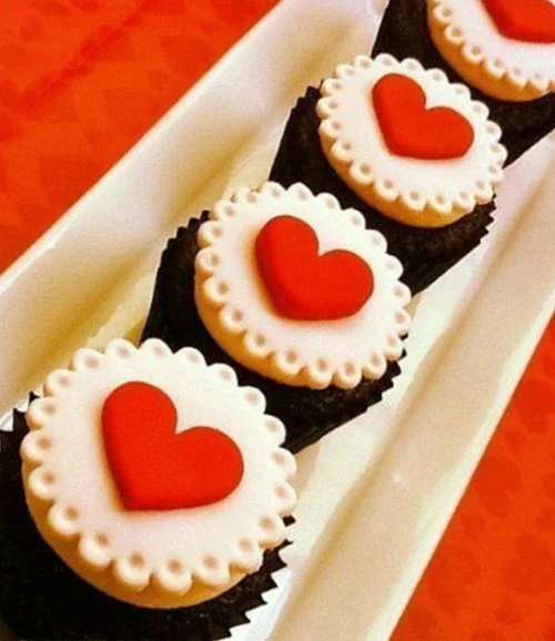 Hearts Cupcakes