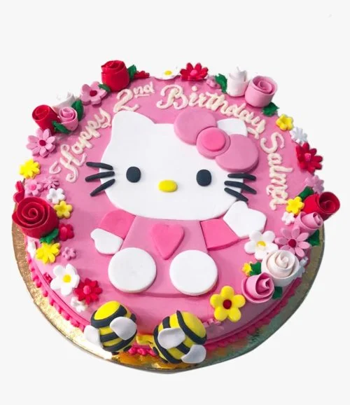 Hello Kitty Birthday Cookie Cake
