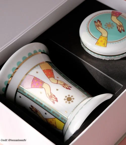 Hessa's Incense Burner & Trinket Box Gift Set by Silsal
