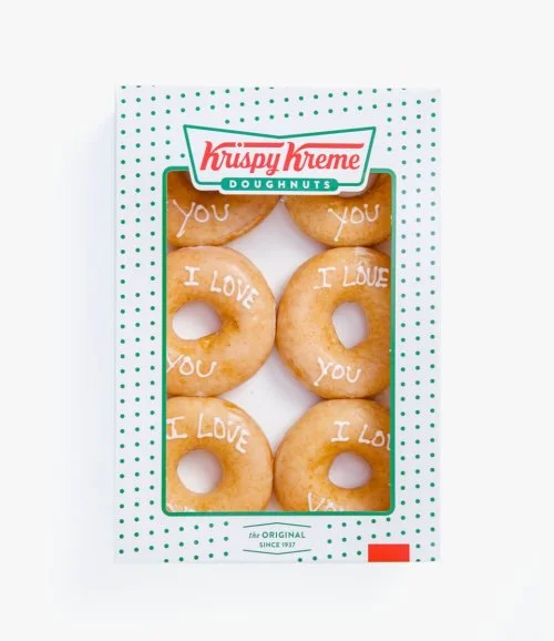 'I Love You' Box By Krispy Kreme 