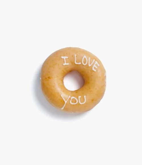 'I Love You' Box By Krispy Kreme 