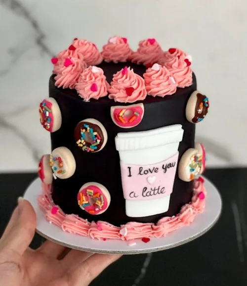 I love you a "latte" 4-inch Cake By Yummy Bakes