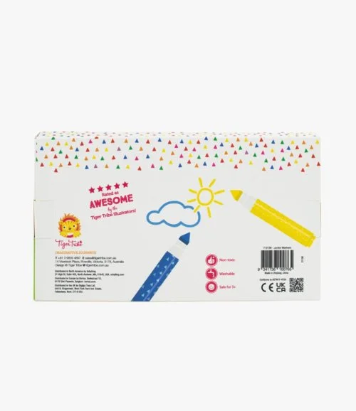 Junior Washable Markers by Tiger Tribe