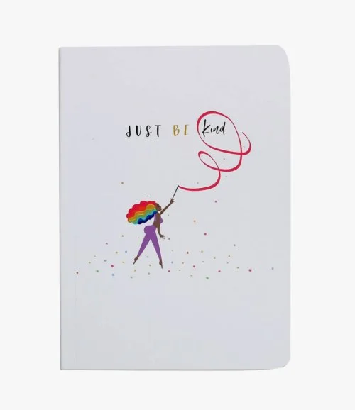 Just Be Kind A5 Notebook by Belly Button