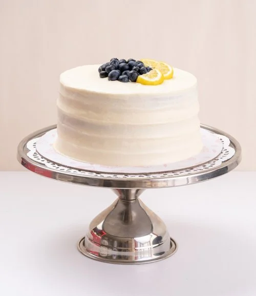 Lemon Blueberry Cake & Lilies Bundle by Sugar Daddy's Bakery