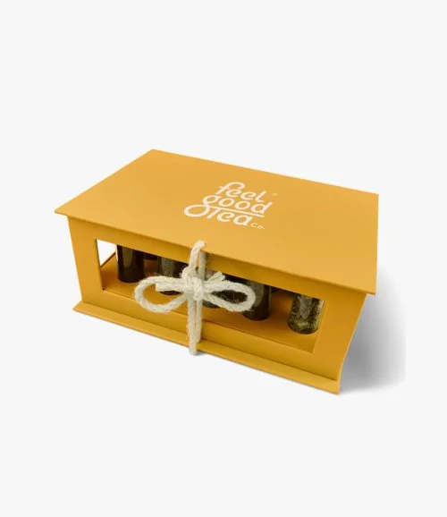 صندوق اكتشاف أصفر فاتح من فيل جود تي