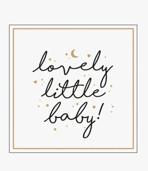 Lovely Little Baby! Greeting Card by Alice Scott