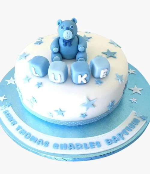 3D Customized Baby Boy Cake by Sugar Sprinkles 4
