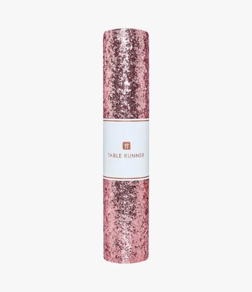 Luxe Pink Glitter Table Runner 1.8meters by Talking Tables