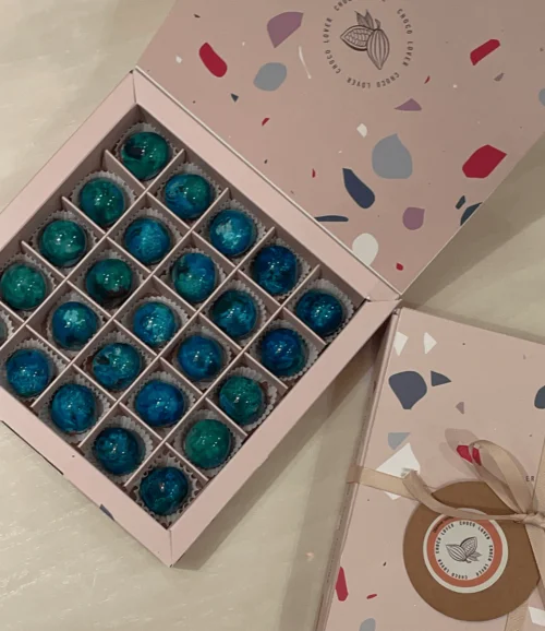 Luxury Chocolates  - turquoise