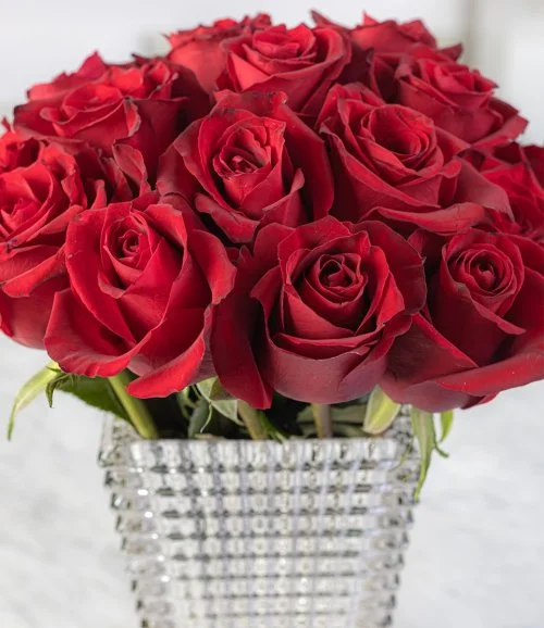 Luxury Red Roses Arrangement