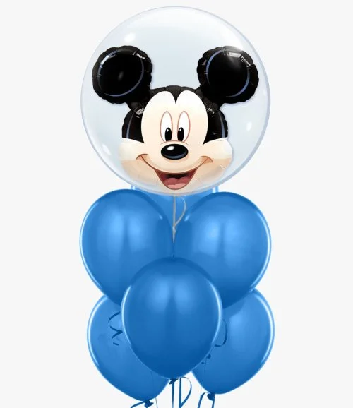 Mickey Mouse Bubble Blue Balloon Bundle