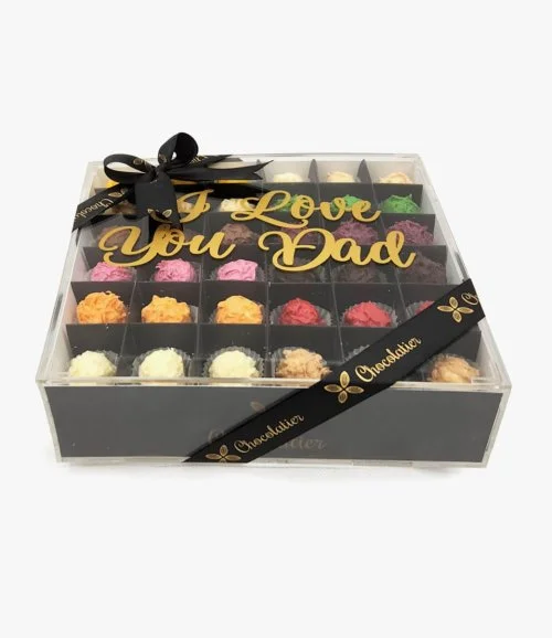 Mixed Acryic I Love You Dad 72 pcs by Chocolatier