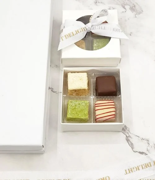 Mixed Brownies 4 Piece Box  By Orient Delight