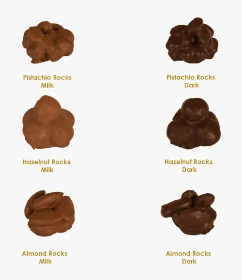 Mixed Sugar Free Rocks Medium 24 pcs by Chocolatier