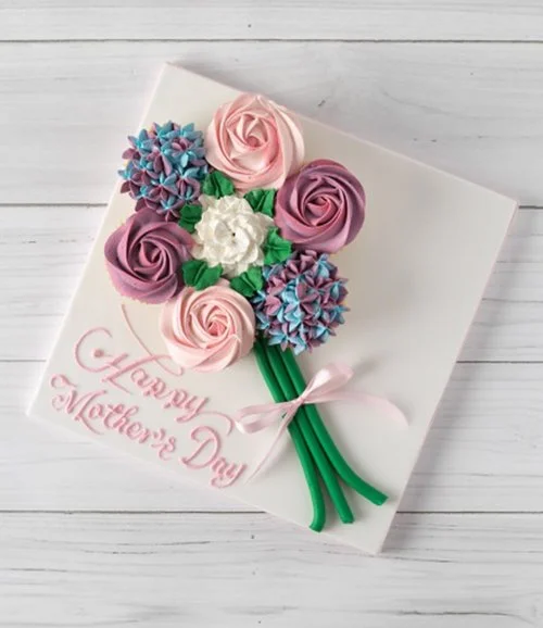 Mother’s Day Flower Bouquet Cupcakes By Cake Social