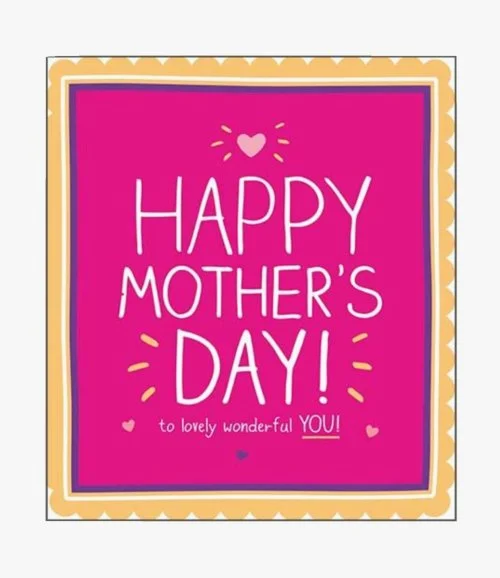 Mother's Day Lovely Wonderful You Greeting Card by Happy Jackson