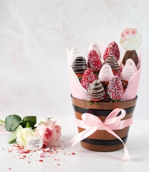 Mother's Day Strawberry Boquet By Cake Social