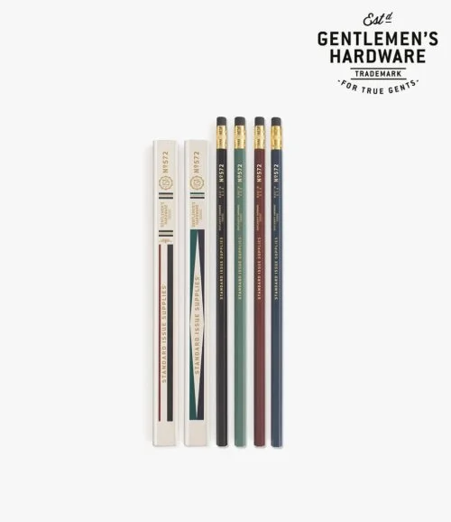 إصدار متعدد المعايير - 2 قلم نجار 4 قلم رصاص سداسي من جنتلمين هاردوير