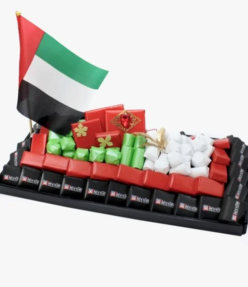National Day Chocolate Tray By Le Chocolatier