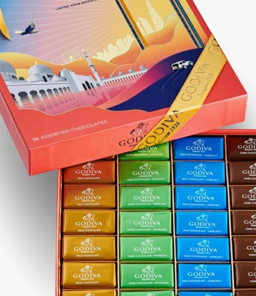 UAE National Day Limited Edition Napolitains Collection 56 pcs by Godiva
