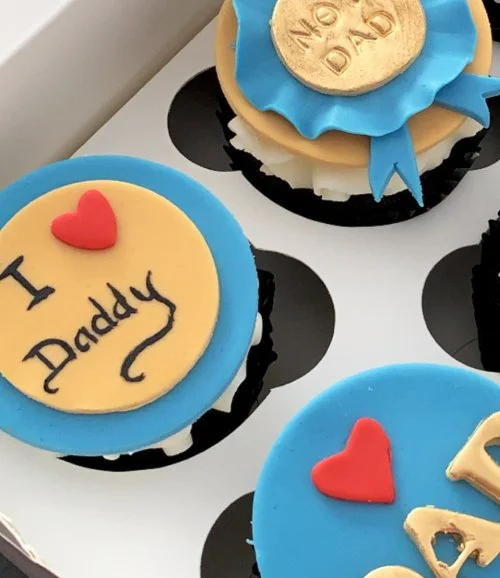 No. 1 Dad Father's Day Cupcakes By Yummy Bakes