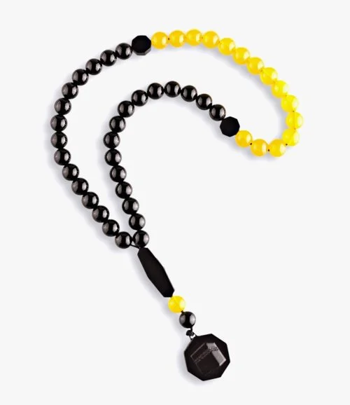 Onyx And Yellow Agate