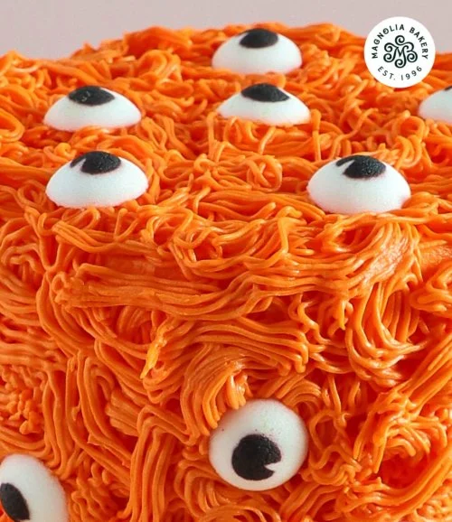 Orange Monster Halloween  Cake By Magnolia Bakery
