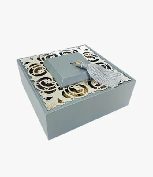 Oriental Shine - Silver Assorted Sweets Gift Box